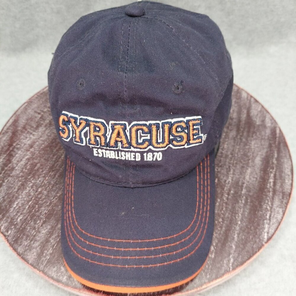 Syracuse University Blue Orange Adjustable Hat NCAA 1870 Logo Cap College